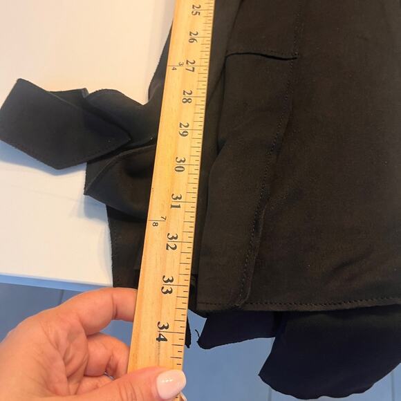 Zara Black Faux Suede Belted Vest - Picture 8 of 8